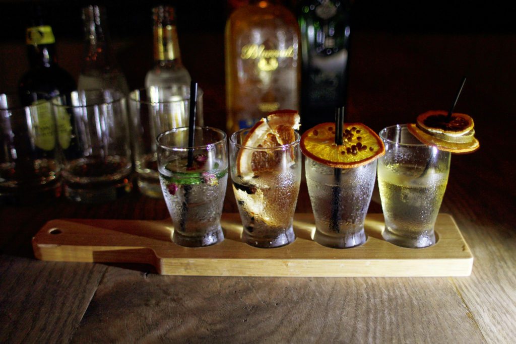 Gin Flight • Best Way To Try Gins And Pair Them Properly • The Winslow
