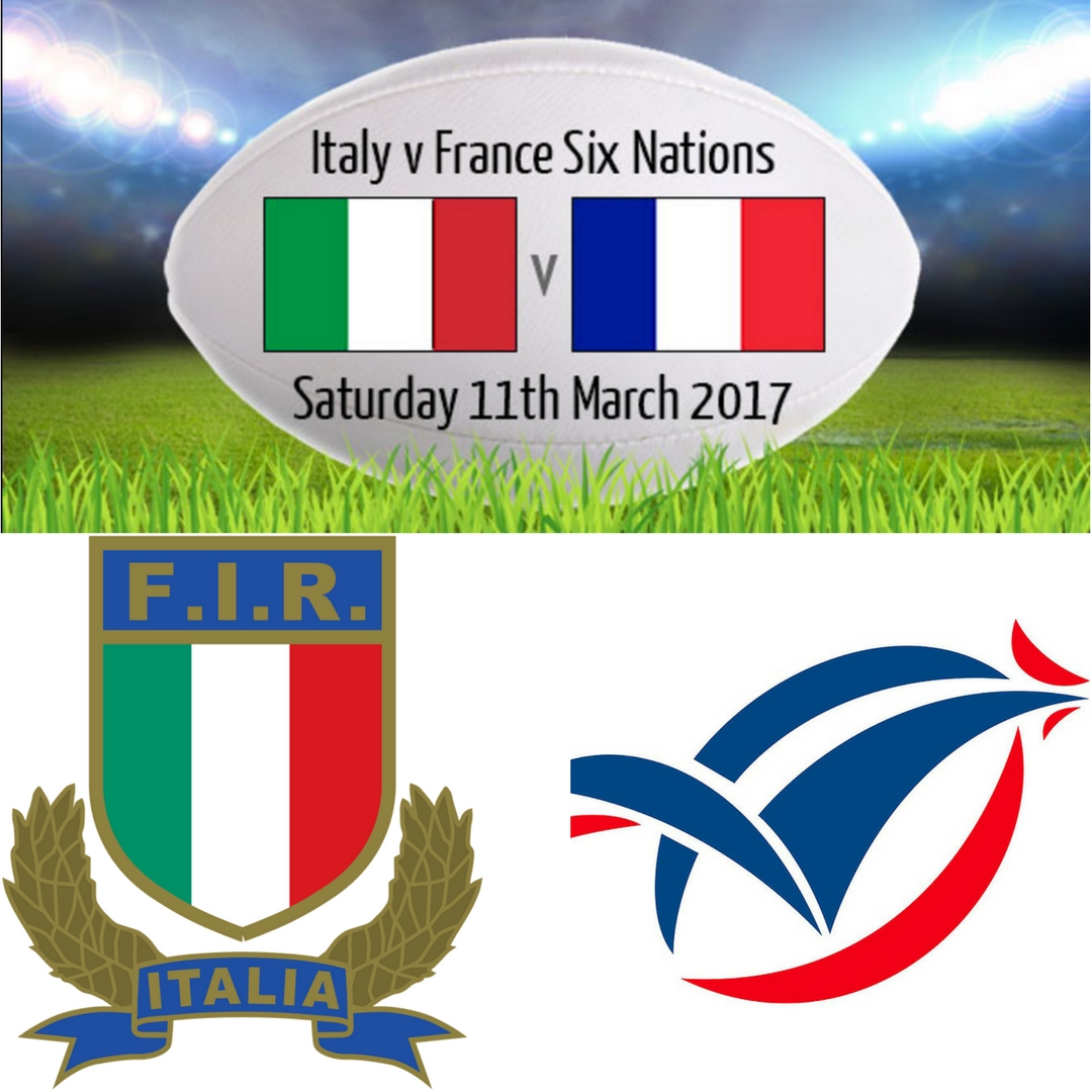 Italy vs. France RBS 6 Nations Live Saturday March 11th at 8:30am