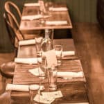 private party table setup