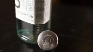Close-up photo of No. 3 Gin Bottle and lid to promote a Gin-tastic Evening at The Winslow's Gin Club Featuring No. 3 London Dry Gin.