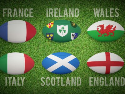 image of Guinness six nations rugby balls