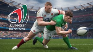 England vs Ireland representation of six nations 2025 game